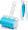 Olive-shaped washable gel lint roller for removing pet hair from clothing