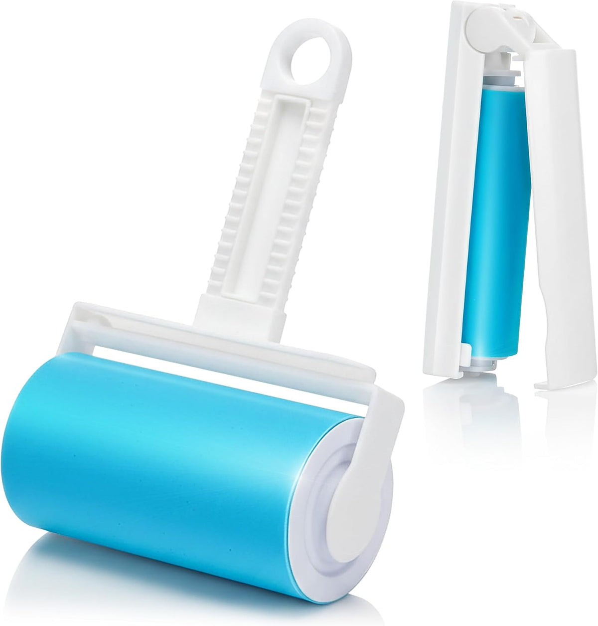 Olive-shaped washable gel lint roller for removing pet hair from clothing