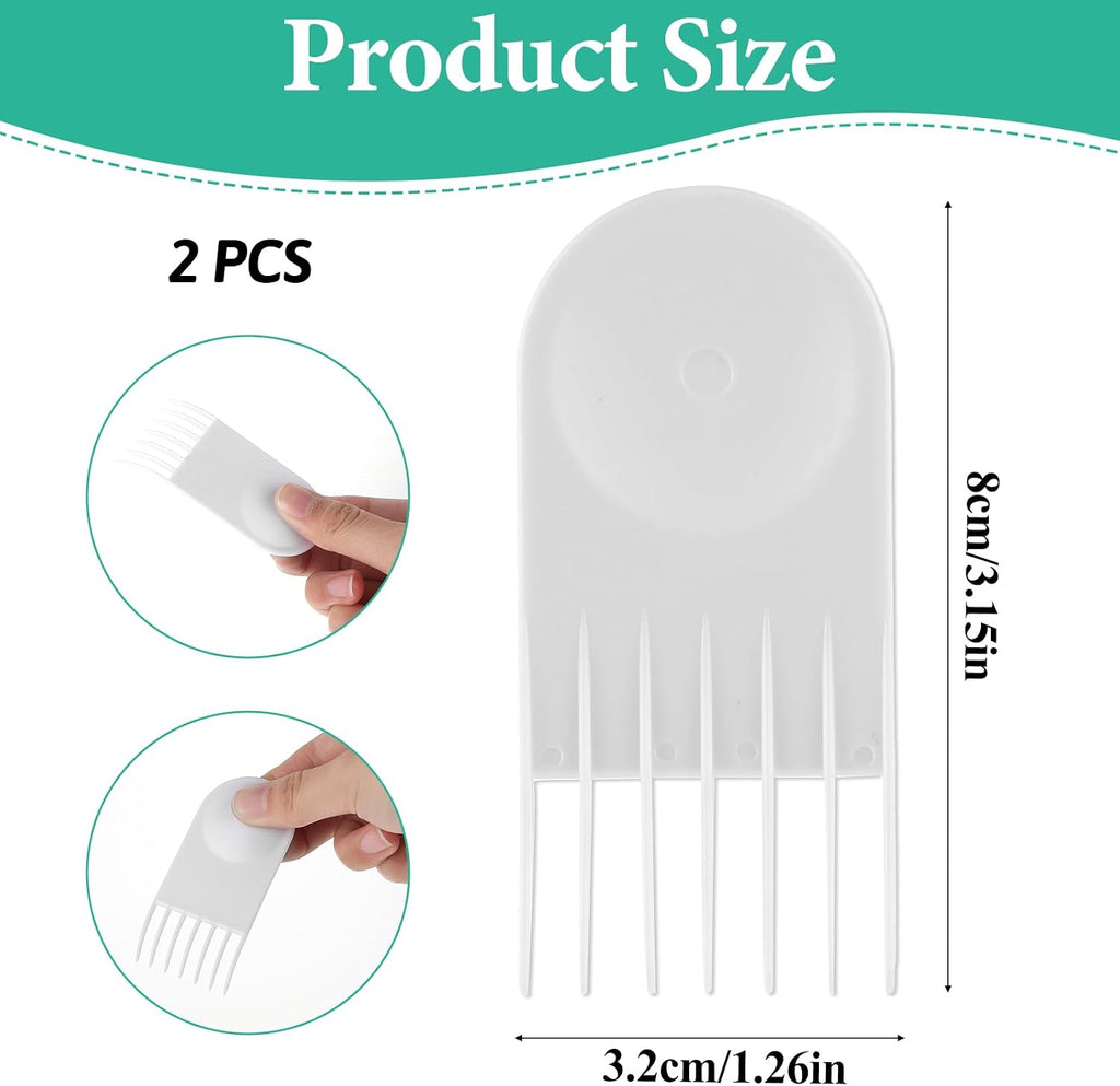 Vegetable Chopper Cleaning Tool Set (2 Pcs) — Blade Comb & Brush